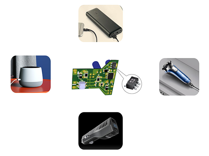 Charging scheme of lithium battery for small household appliances  4054/4056