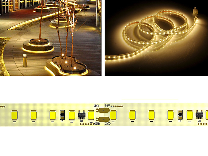 Low-voltage linear LED driver chip